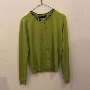 Versace knit button up cardigan.